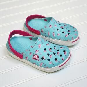 Crocs Crocband Flamingo Print Clogs/Sandals
